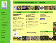 Tablet Screenshot of botanik-bochum.de